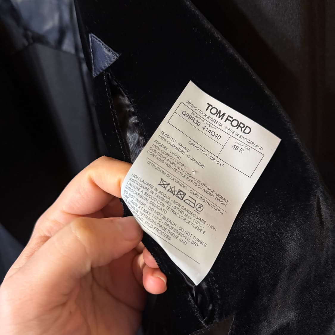새상품) 톰포드 캐시미어 코트 판매 합니다. 상품이미지6