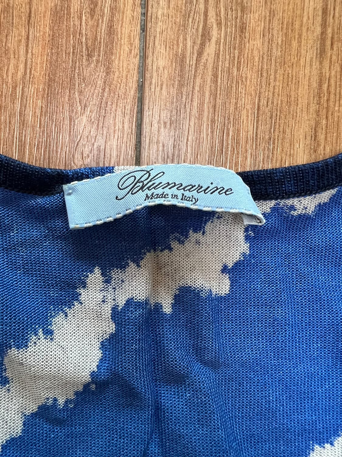 블루마린 실크 니트 상품이미지2