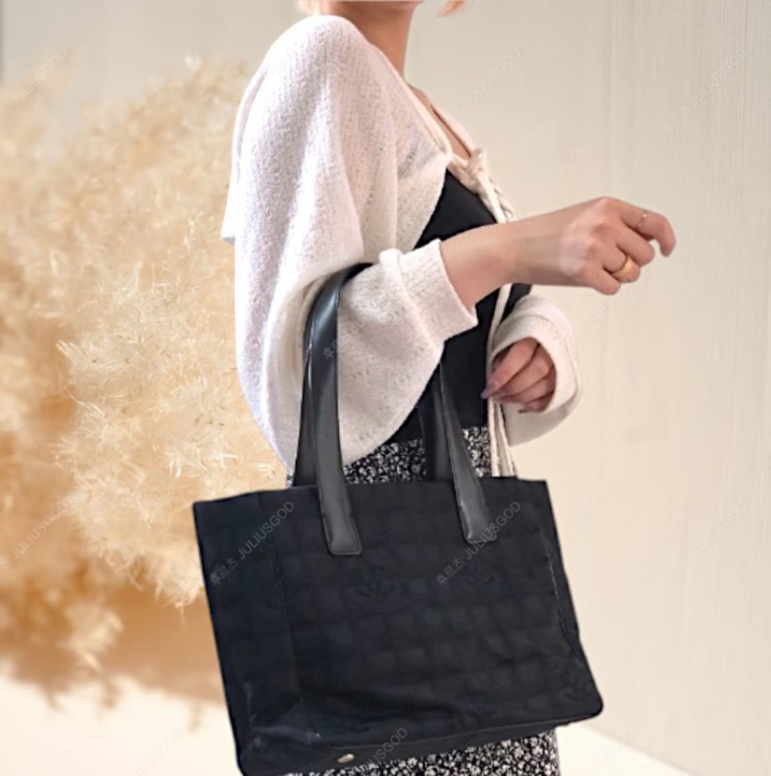 [정품] CHANEL 샤넬 나일론 토트백 가방 숄더백  상품이미지4