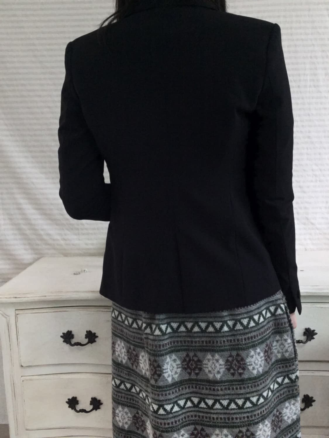 jpn vintage black basic jacket 상품이미지3