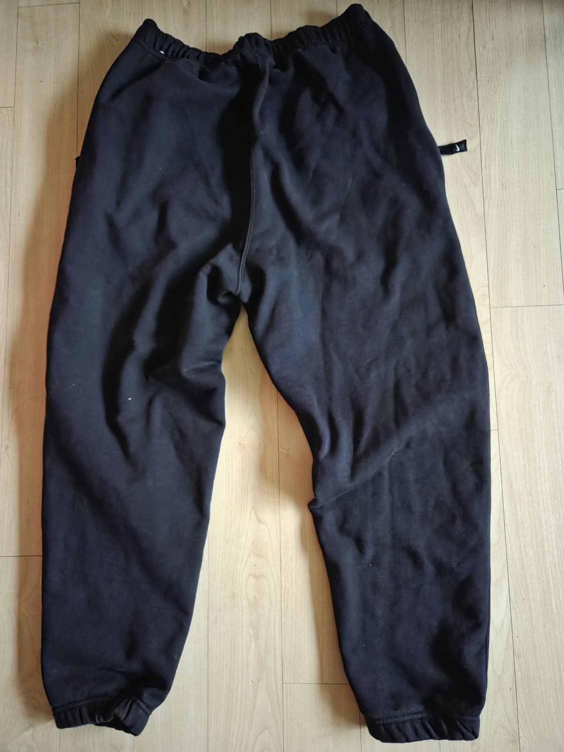 나이키 솔로 스우시 플리스 팬츠 블랙 M 상품이미지3