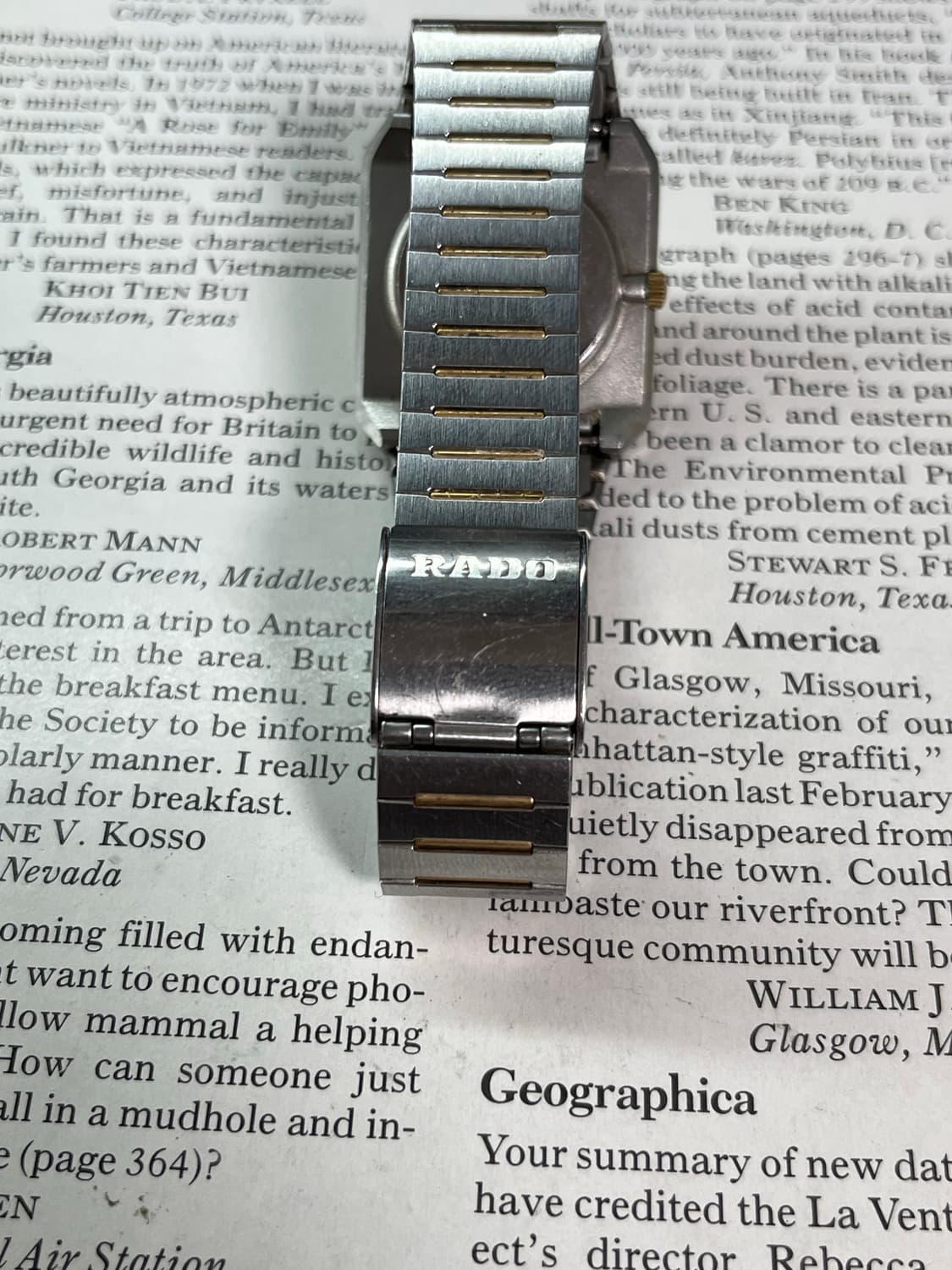 빈티지 RADO 스퀘어 쿼츠 시계 상품이미지3