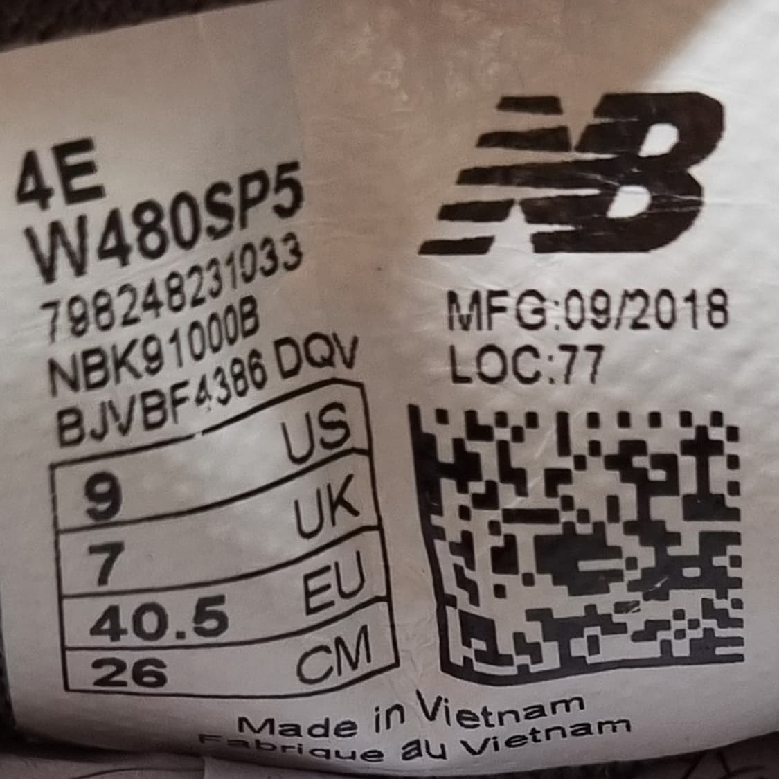 뉴발란스 480 v5 남성운동화260  상품이미지6