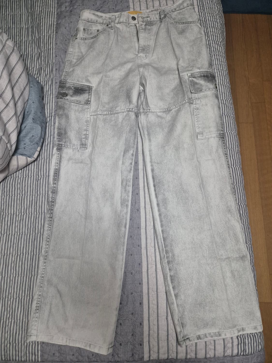 메인부스 빈티지 오일 카고 팬츠 상품이미지1