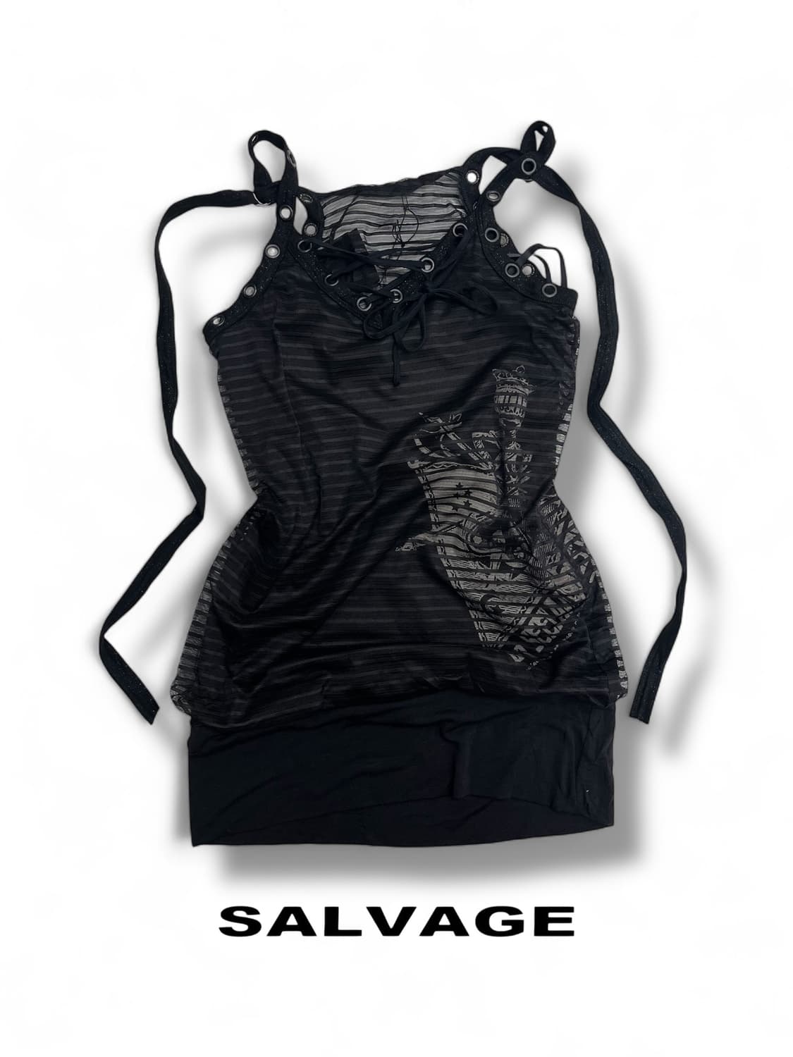 ‘SALVAGE’ mashed string sleeveless 상품이미지1
