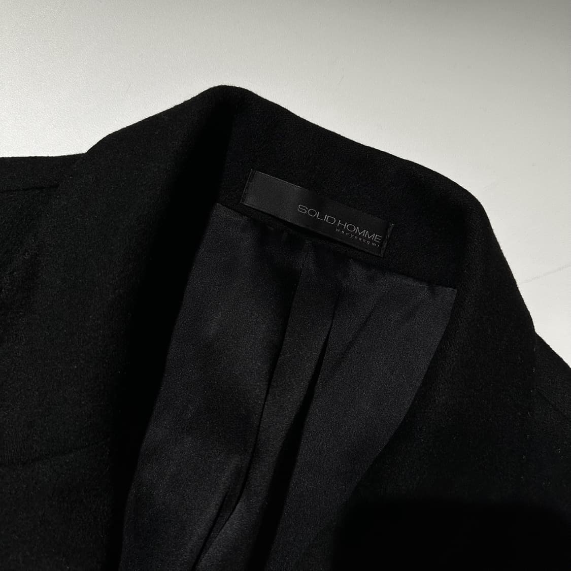 솔리드옴므 우영미 캐시미어 100% 싱글 코트 상품이미지4