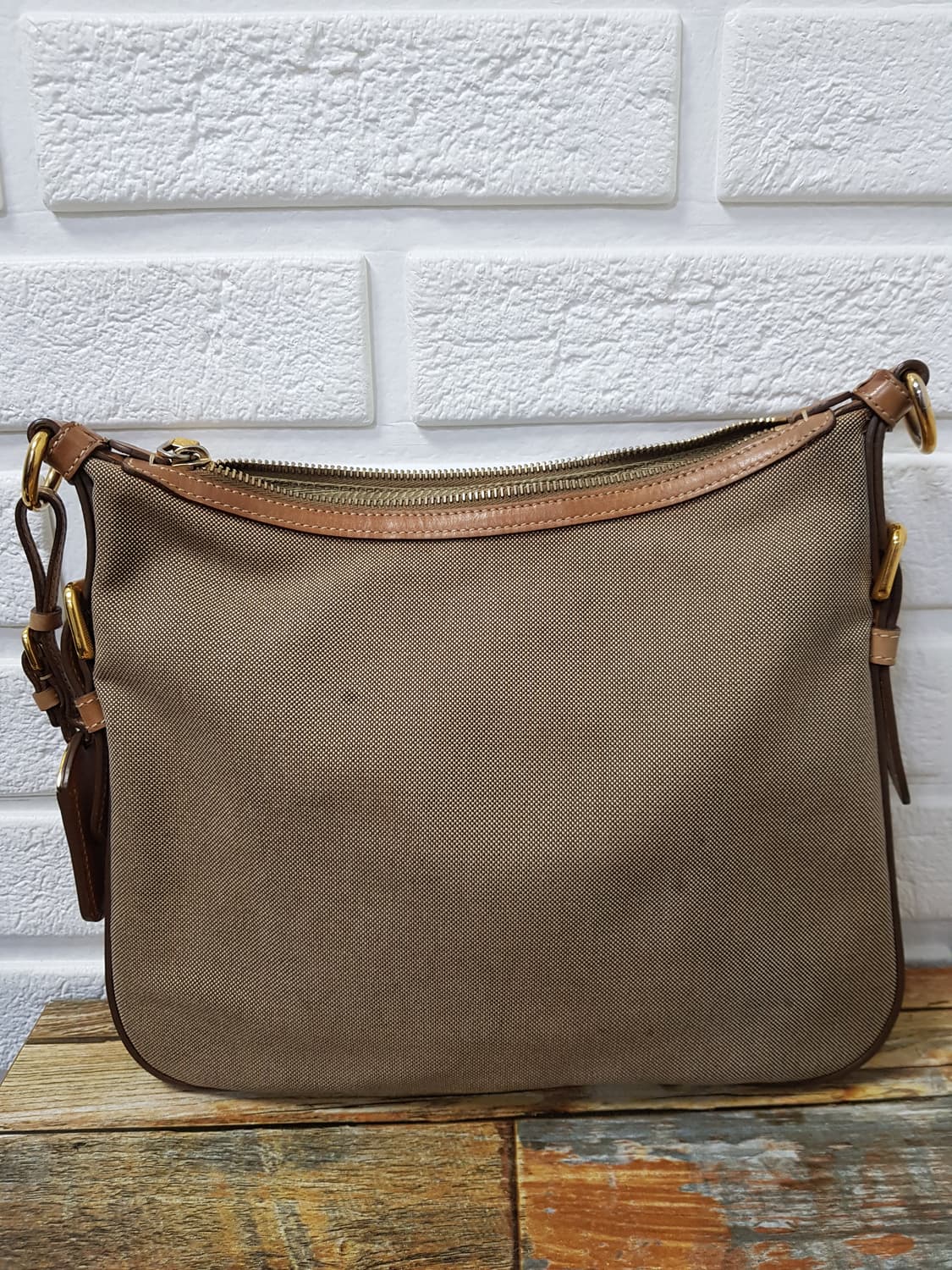 [정품] 프라다 빅로고 쟈가드 2way백 상품이미지4