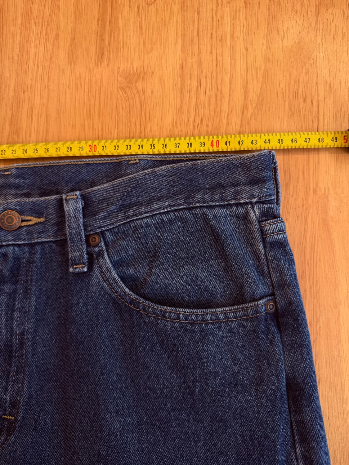 랭글러 릴렉스 핏 인디고 데님 팬츠 상품이미지5