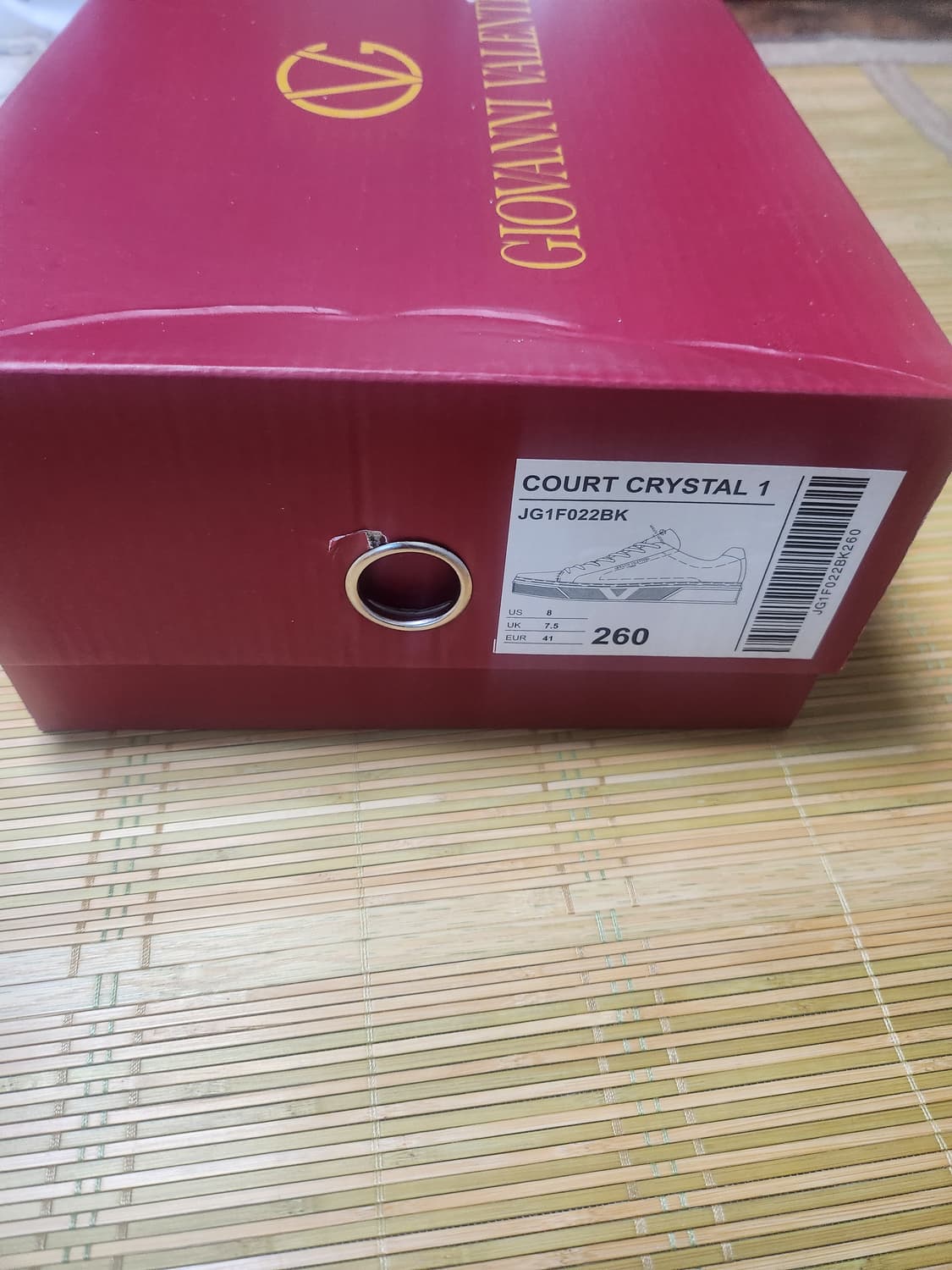 지오바니 발렌티노 COURT CRYSTAL 1 스니커즈 260mm 상품이미지5