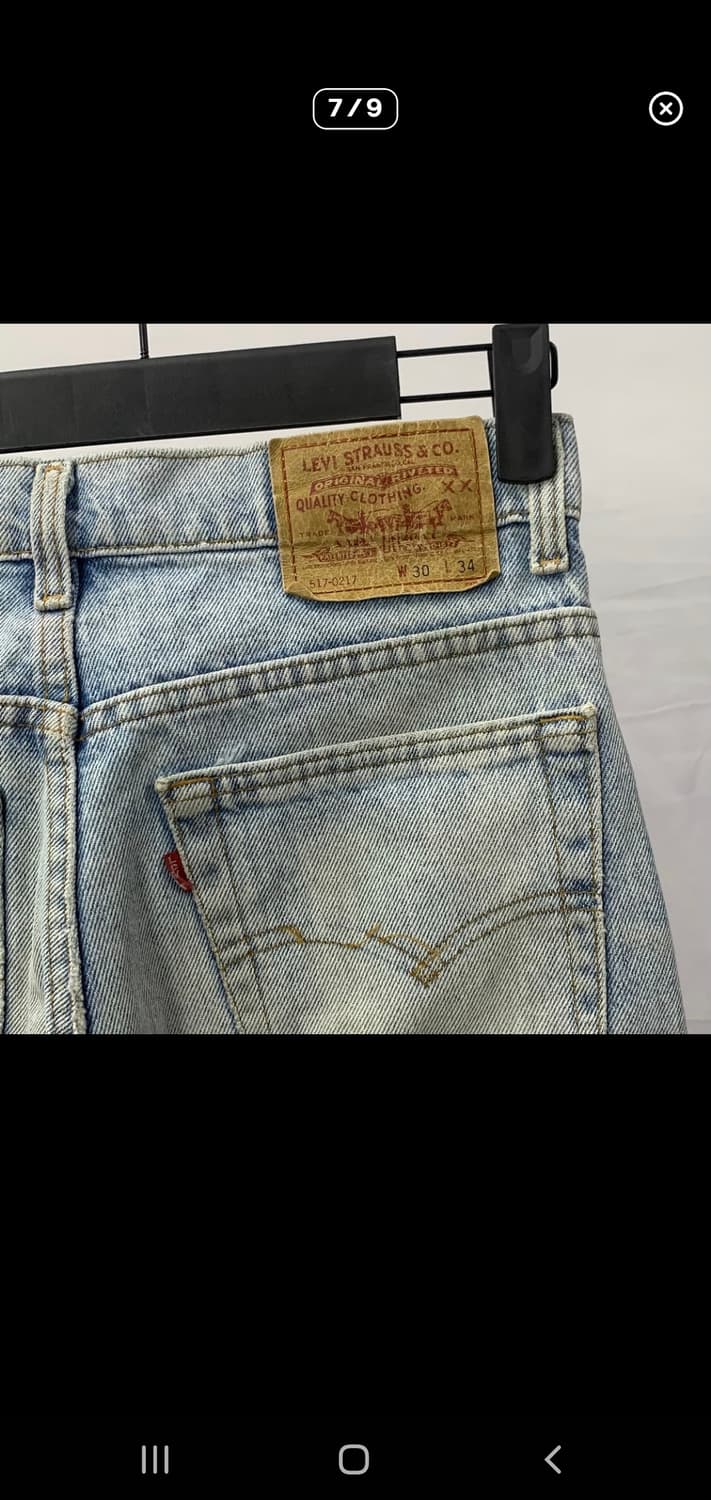 Levi's 90s 517 30 34 made in usa 상품이미지7