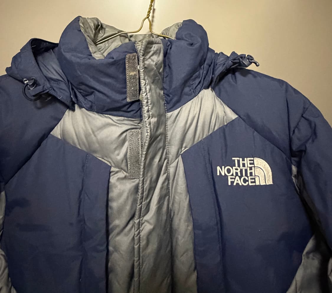 노스페이스 700 구스패딩 네이비/그레이ㅑ 상품이미지3