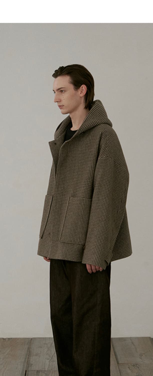 라퍼지스토어 후드 하프코트 / 남성 코트 / 남자 자켓  상품이미지2