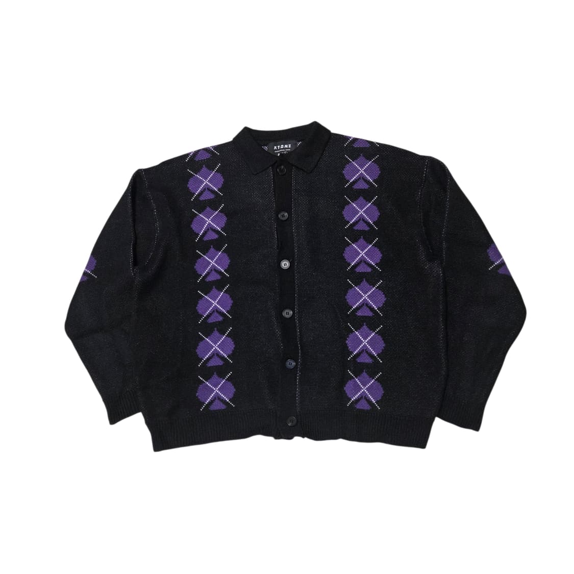 XTONZ 엑스톤즈 스페이드 패턴 니트 가디건
 상품이미지1