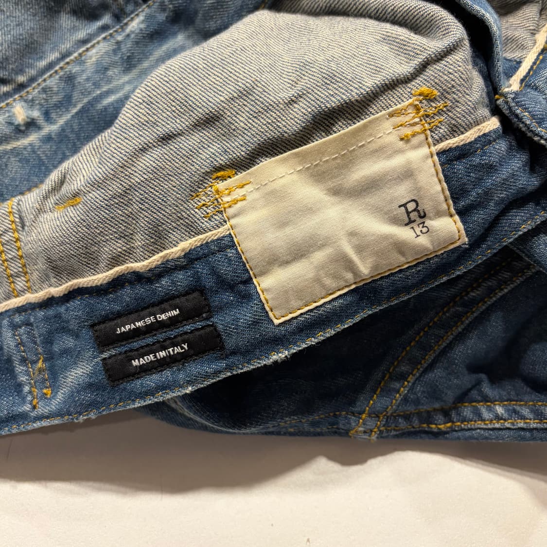 [XS] R13 알썰틴 오버사이즈 데님 자켓 B454 상품이미지8