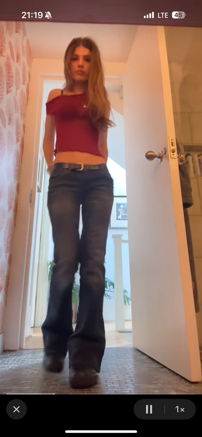 Motel rocks low rise jeans 모텔락스 로우라이즈 바지 상품이미지3