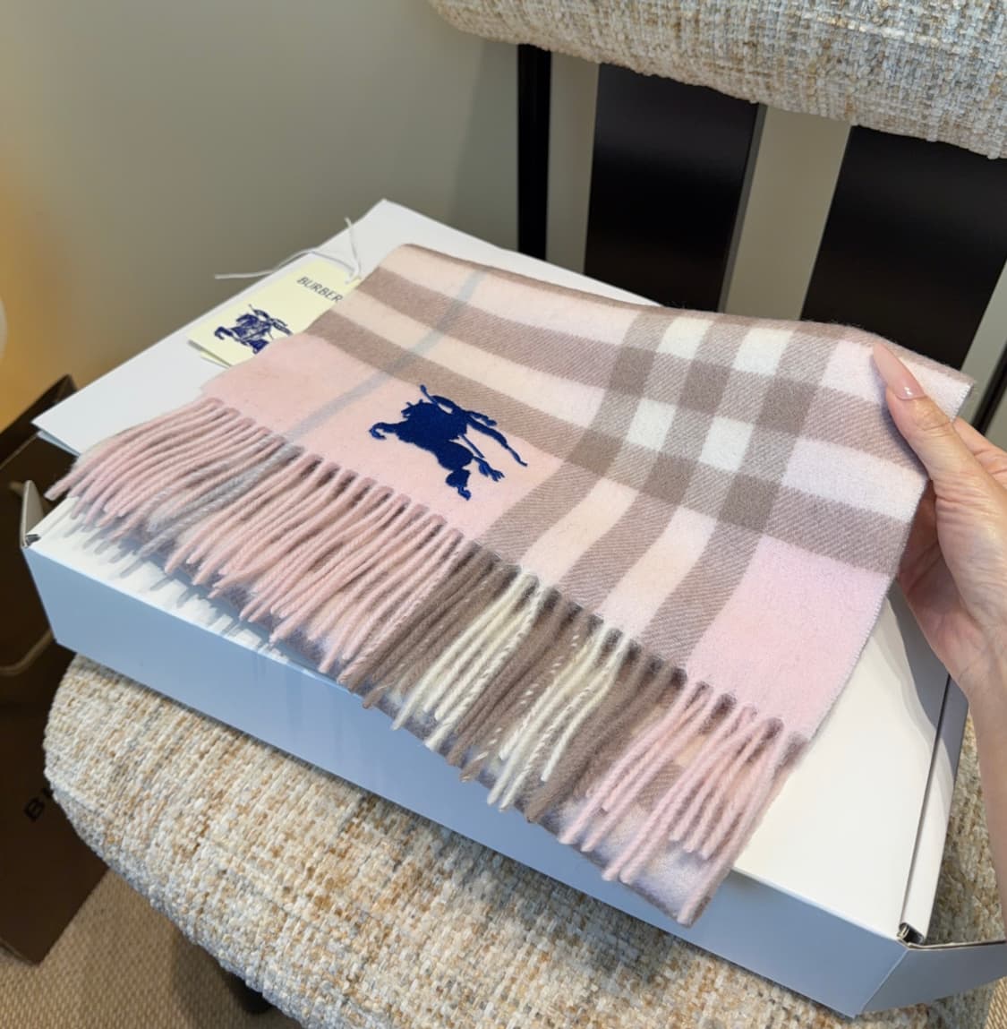 버버리 리버서블 스카프 100% 램스울
 상품이미지2