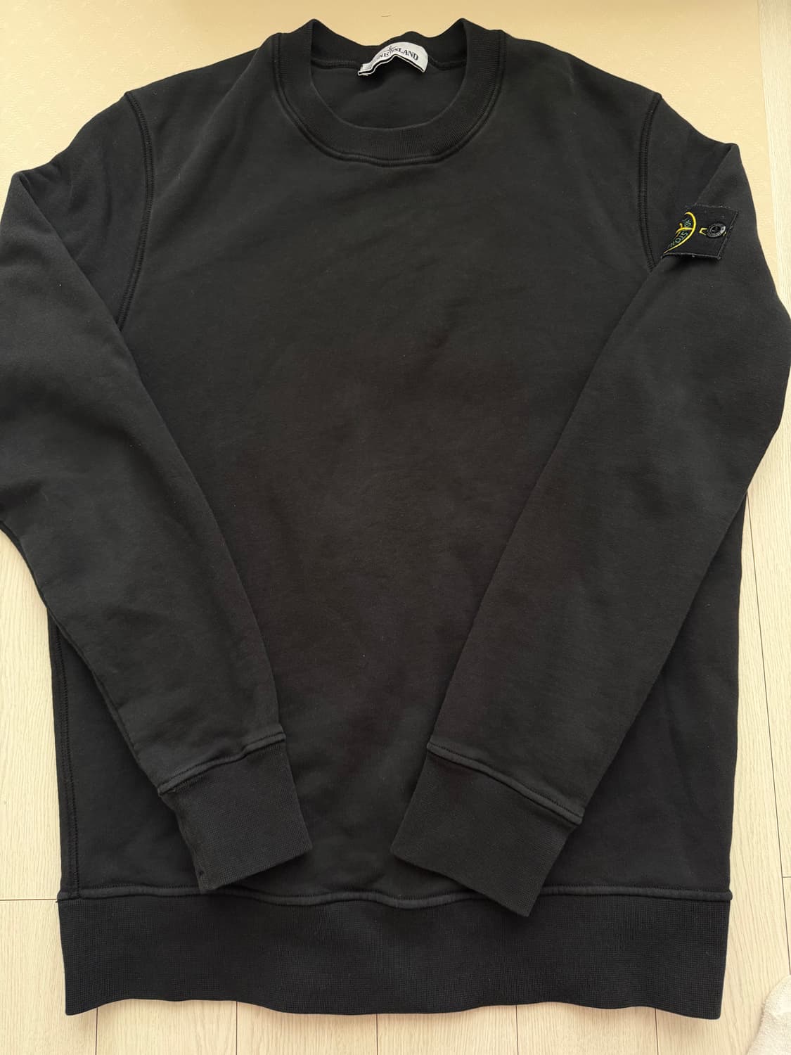 신형/새상품급 스톤아일랜드 맨투맨 블랙 L 상품이미지1