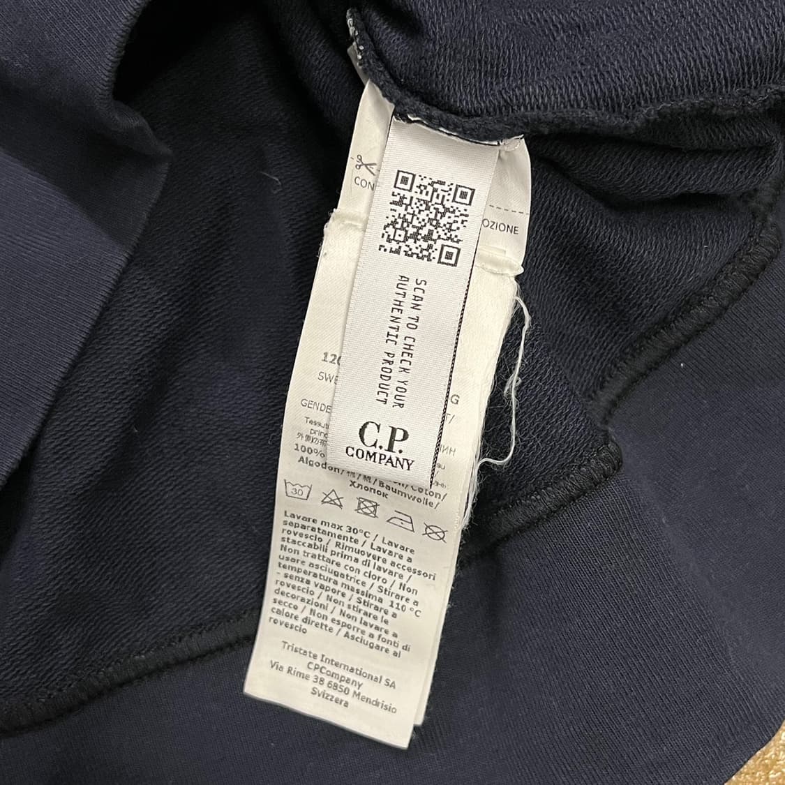 [정품] C.P.컴퍼니 네이비 렌즈 맨투맨 티셔츠 b8 상품이미지7