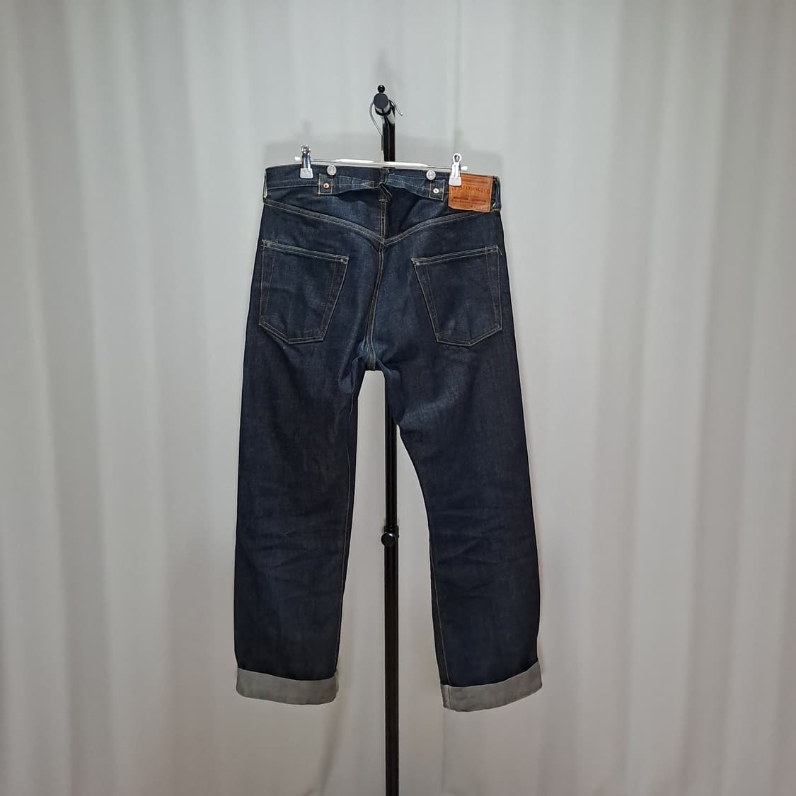 (택포) 아웃스탠딩 1201 초기 롤업 데님팬츠 32 B53 상품이미지4