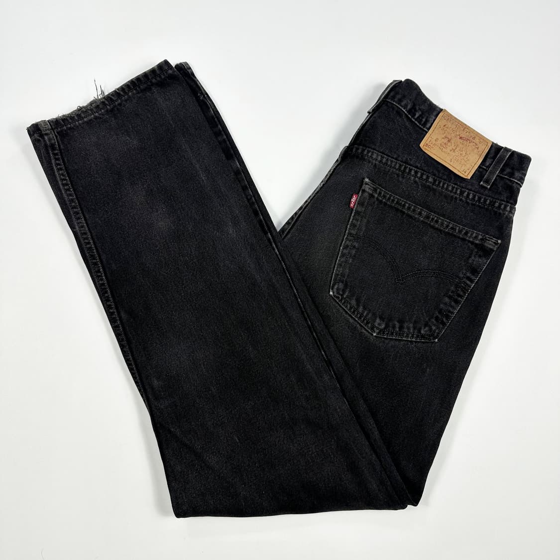 리바이스 505 오리지널 흑청 블랙진 데님 팬츠 (38인치) 상품이미지2