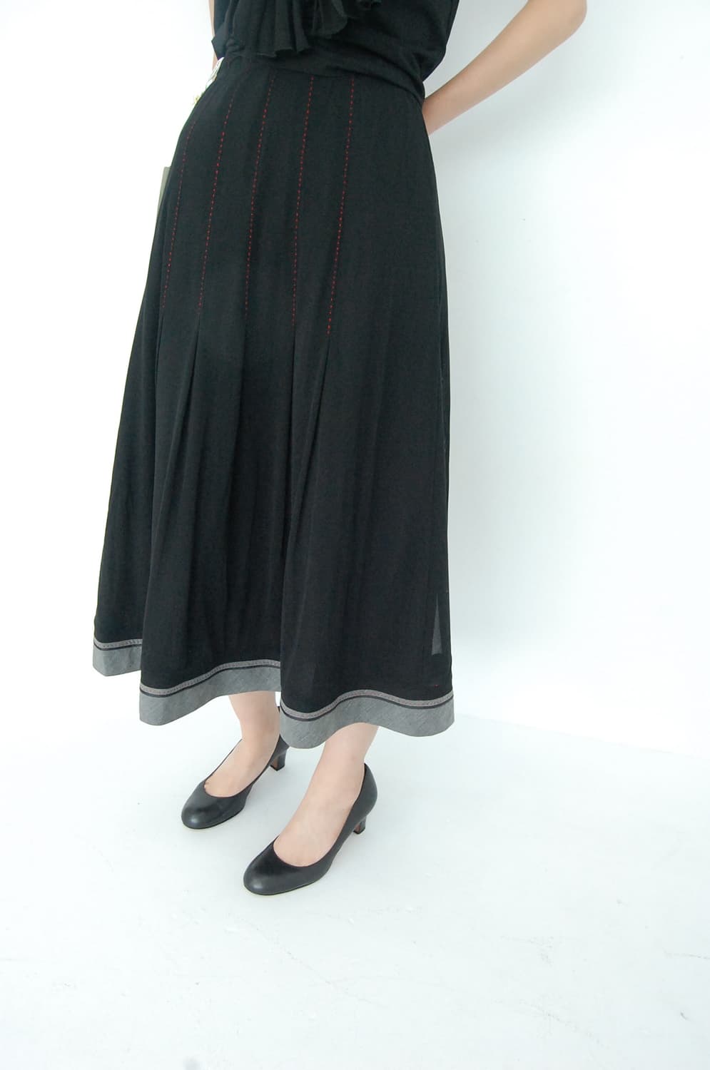 Hiroko bis mesh pleats Skirt 상품이미지7