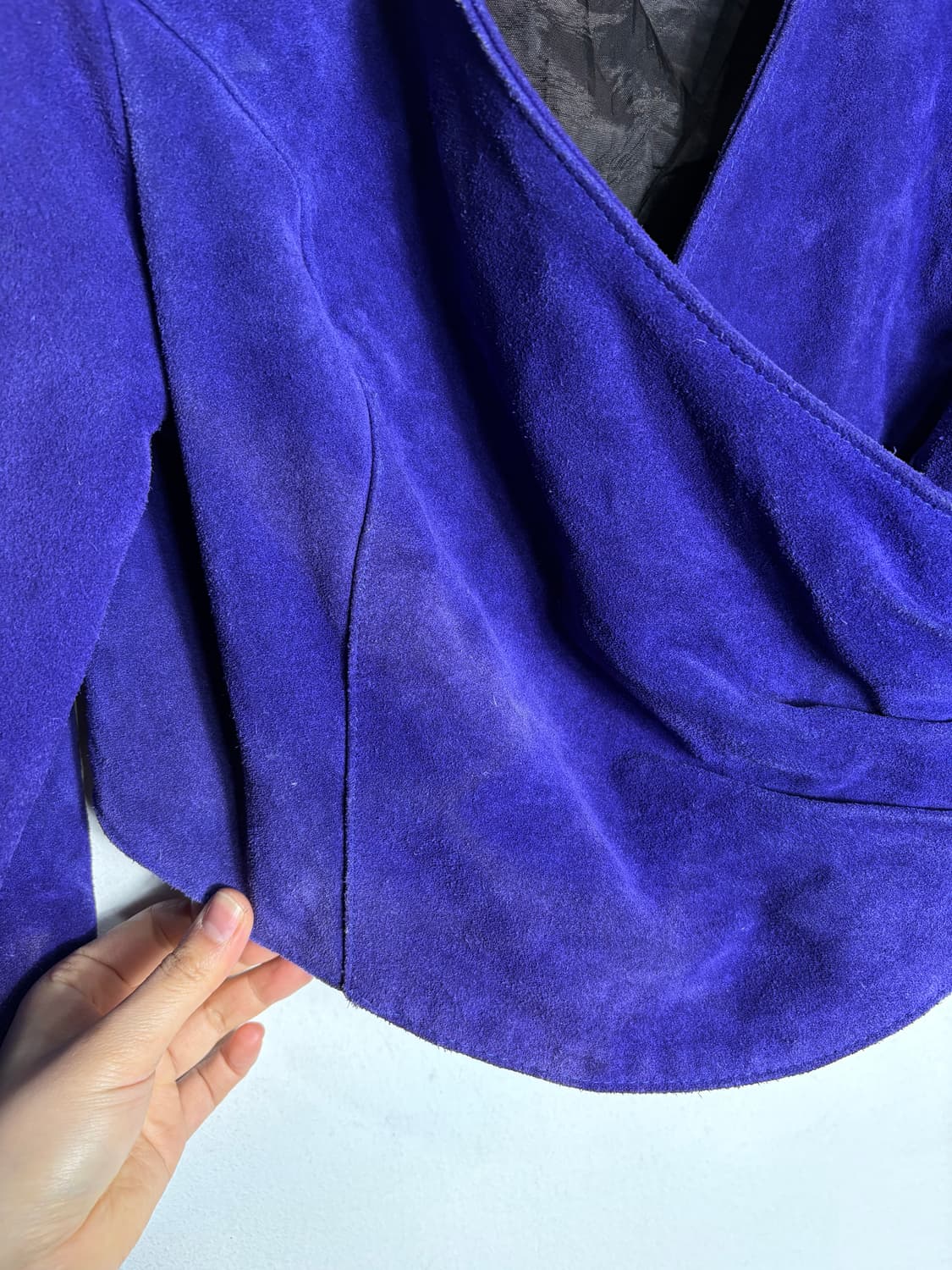 Phoenix usa 피닉스 퍼플 스웨이드 숏 자켓 상품이미지7