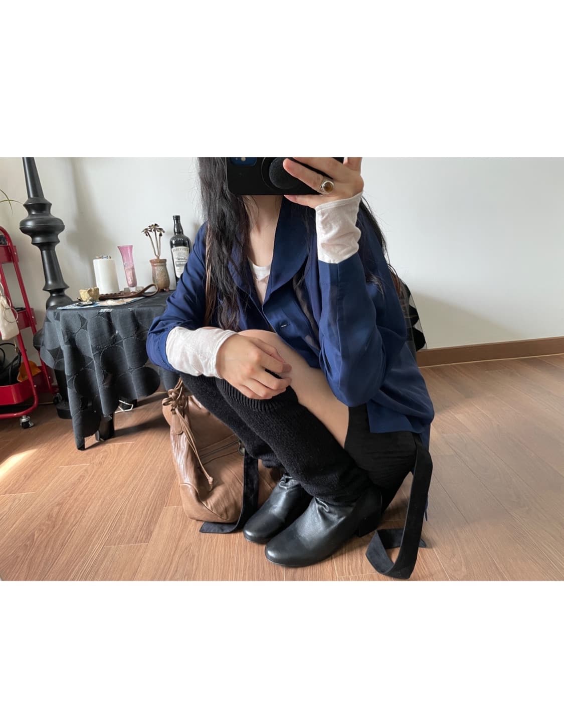 sheer blouse 상품이미지2