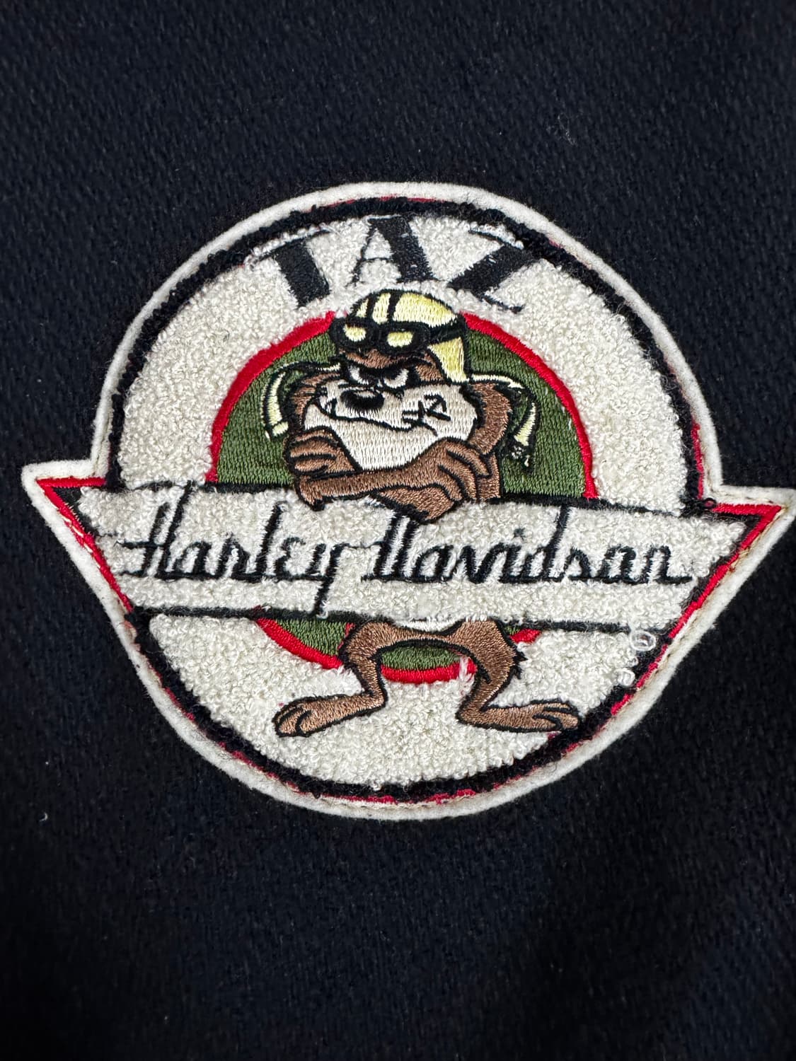 할리데이비슨 워너브라더스 타즈 레더 바시티 자켓L 상품이미지5