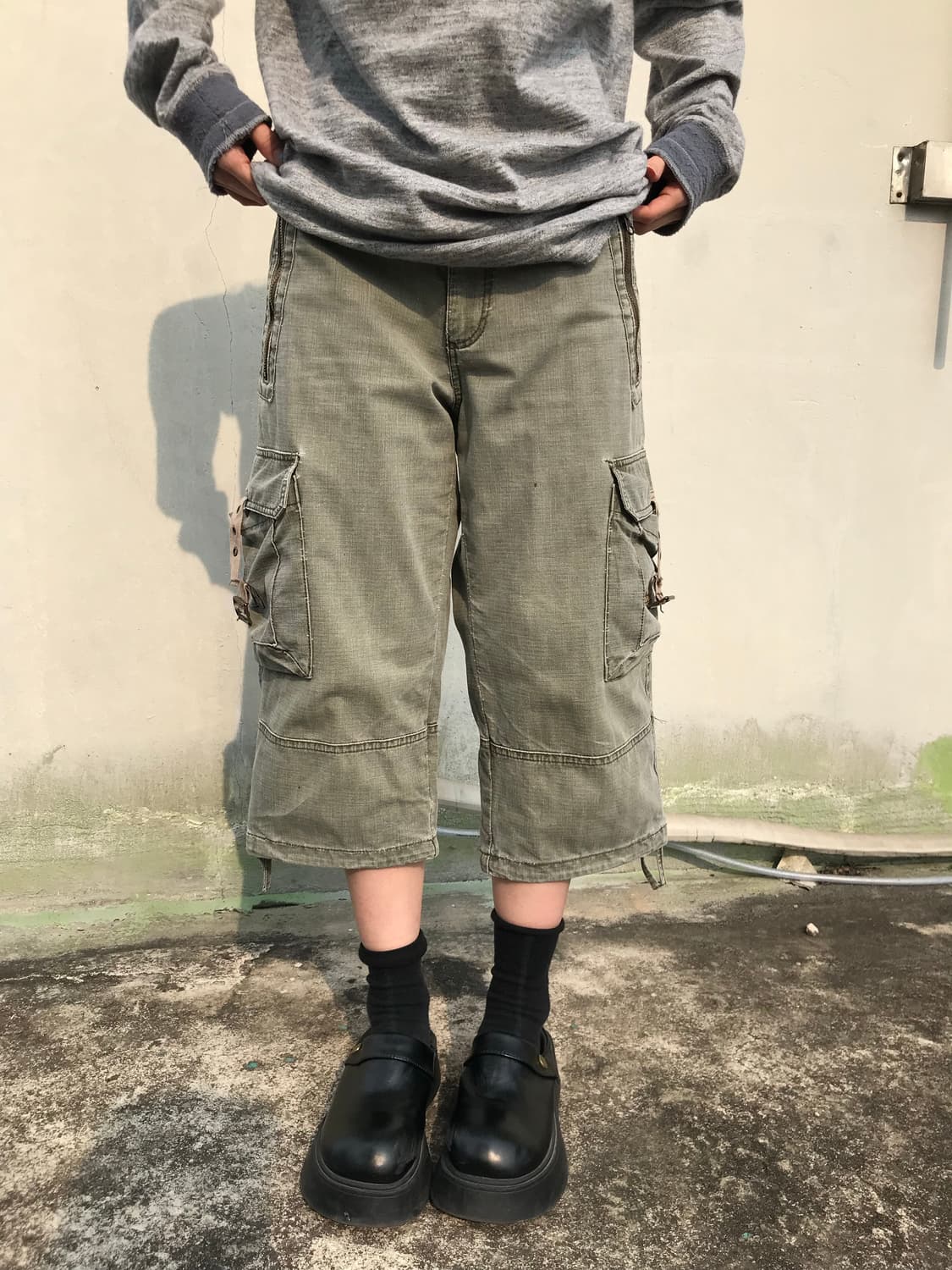 Smith’s American 워시드 그린 팬츠 상품이미지1