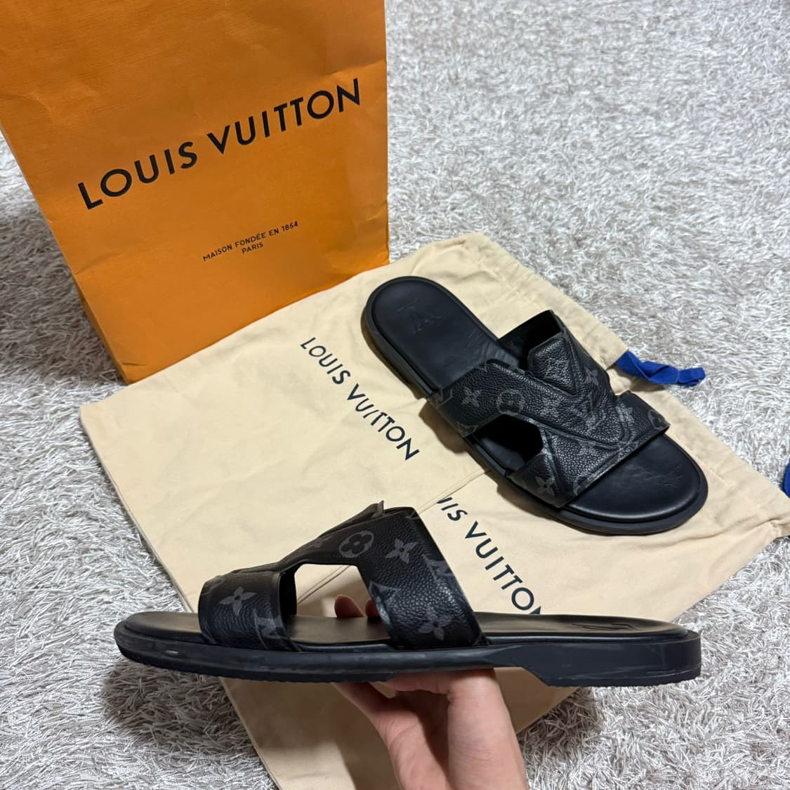 [리오브] 루이비통 모노그램 오아시스 뮬 슬리퍼 상품이미지2