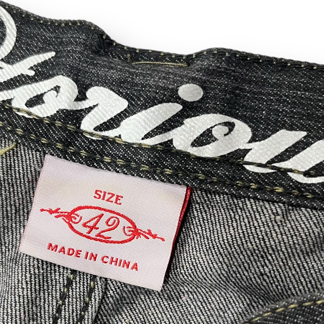 Crown Holder Gold Embroidered Jeans 상품이미지6