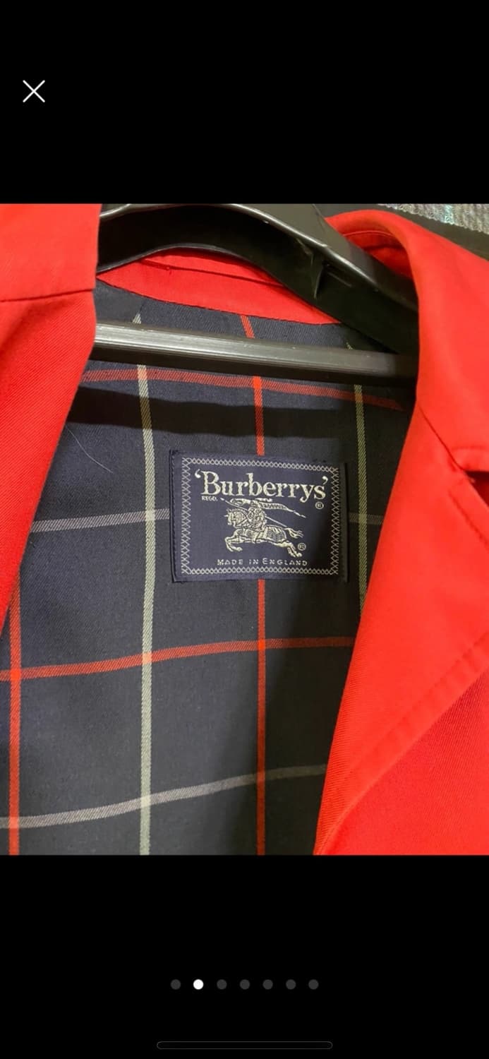 버버리 체크안감 싱글 코트 상품이미지2