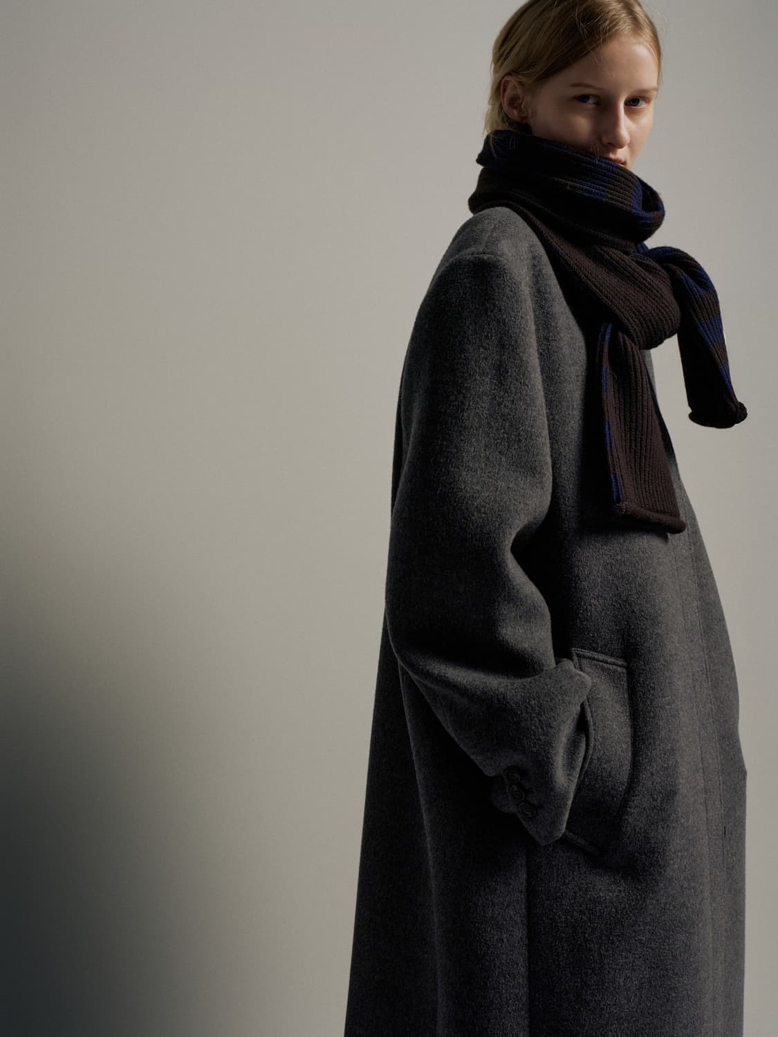 파사드패턴 Merino Wool Stripe Muffler 상품이미지3