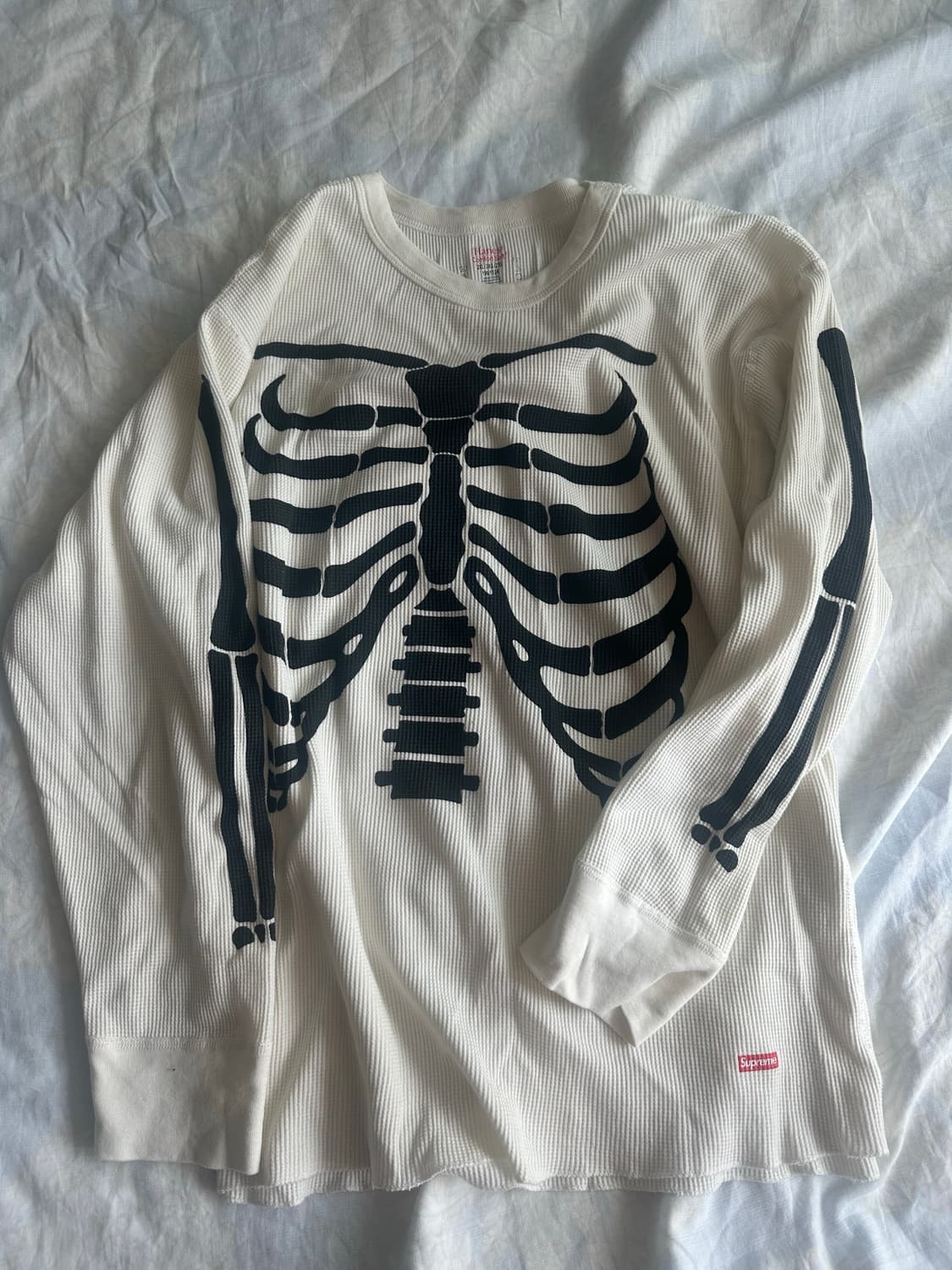 슈프림 헤인즈 본즈 써멀 크루 내츄럴  상품이미지2