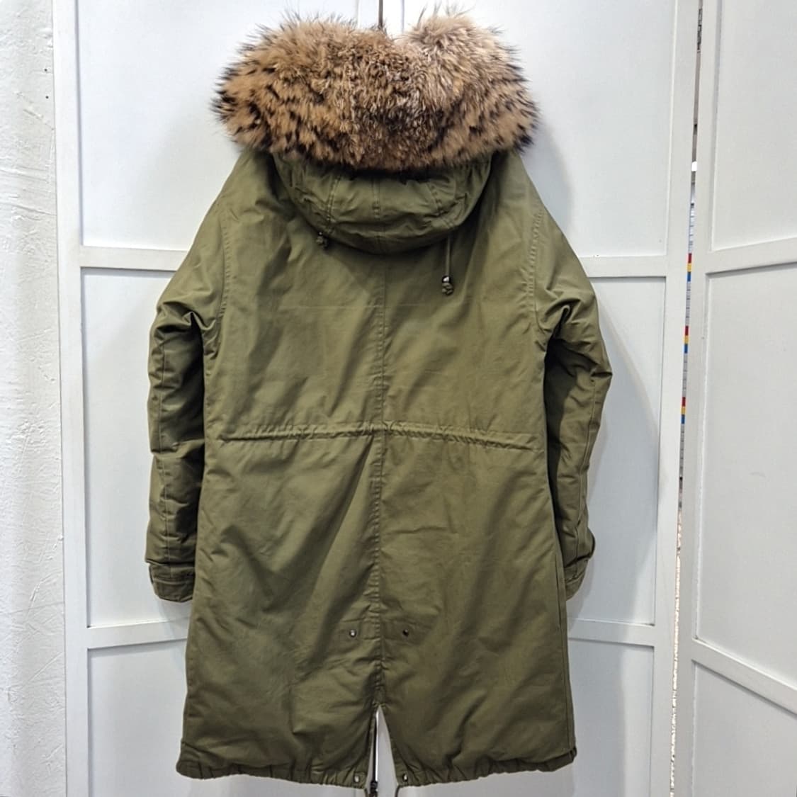 에비뉴서울 폭스퍼 오리털  야상패딩 상품이미지5