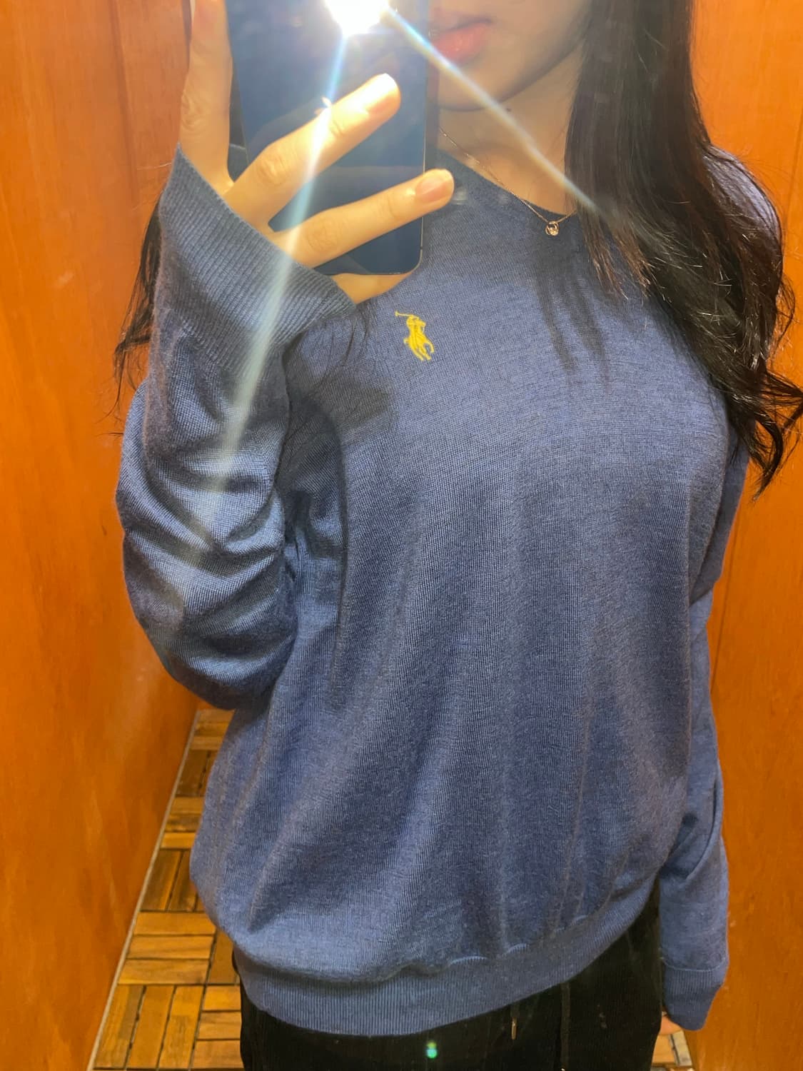 (M) POLO 폴로 랄프로렌 브이넥 니트 상품이미지2