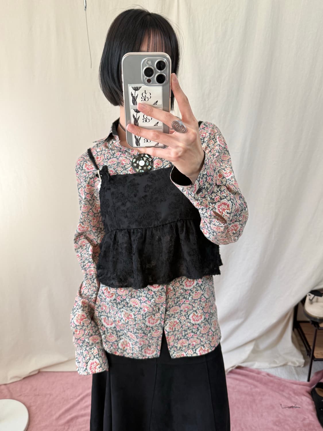 Mysty Women 자카드 뷔스티에 상품이미지3