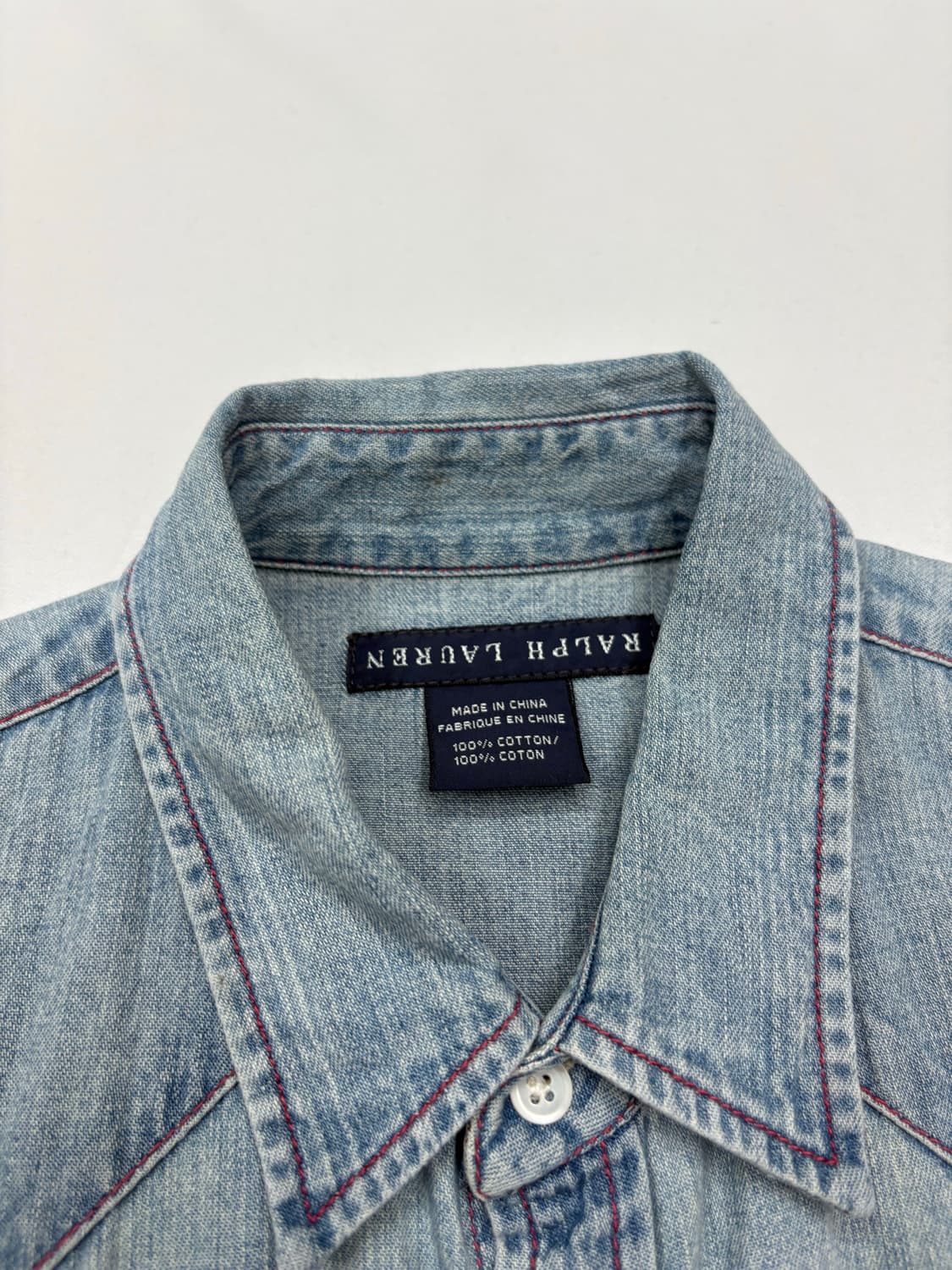 폴로 랄프로렌 웨스턴 중청 데님 셔츠 상품이미지3