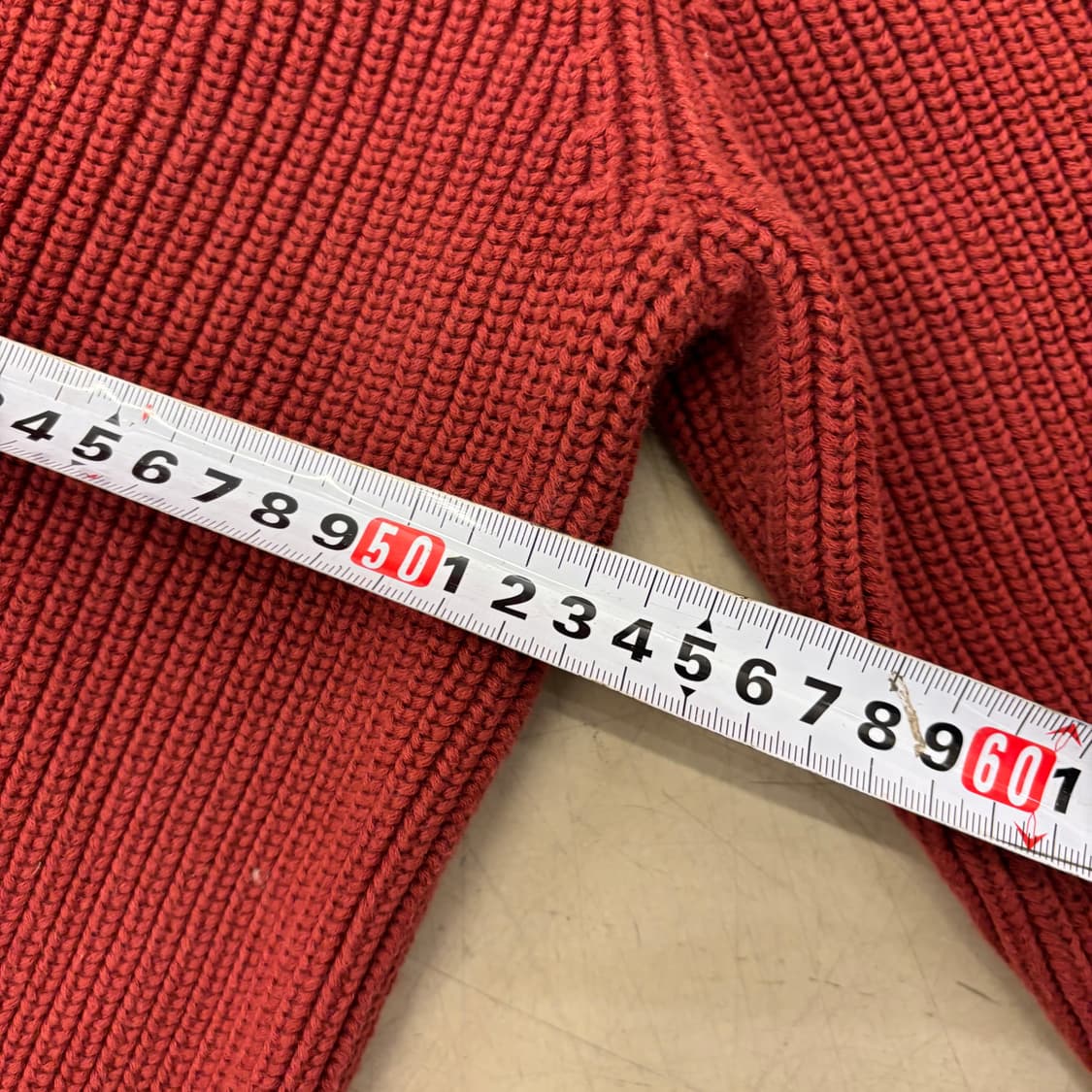 인템포무드 버건디 니트 상품이미지5