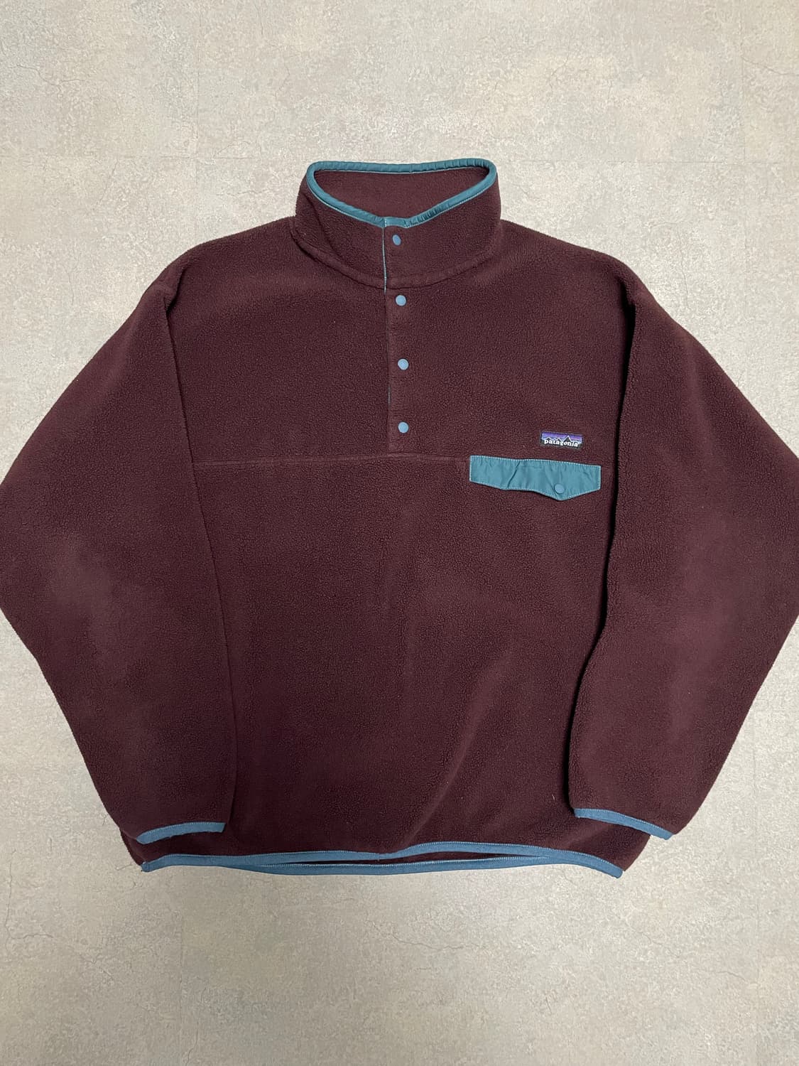 빈티지 파타고니아 신칠라 플리스 옵시디언 플럼 상품이미지1