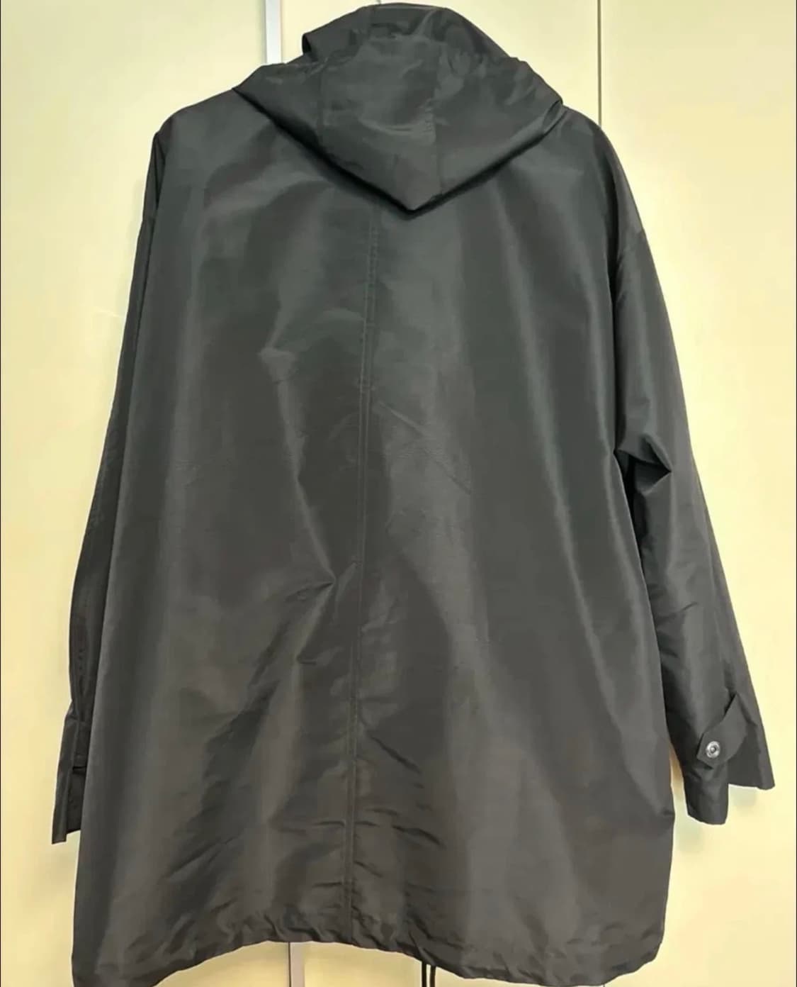 오라리 실크 후디드 블루종 블랙 색상 5사이즈 상품이미지4