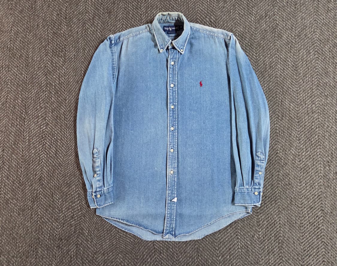 폴로 랄프로렌 OG 워시드 데님 셔츠 상품이미지1
