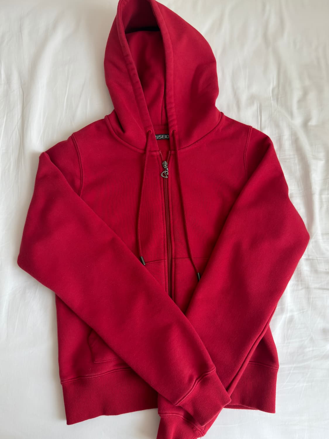 038 COZY HOOD ZIP-UP RED 상품이미지2