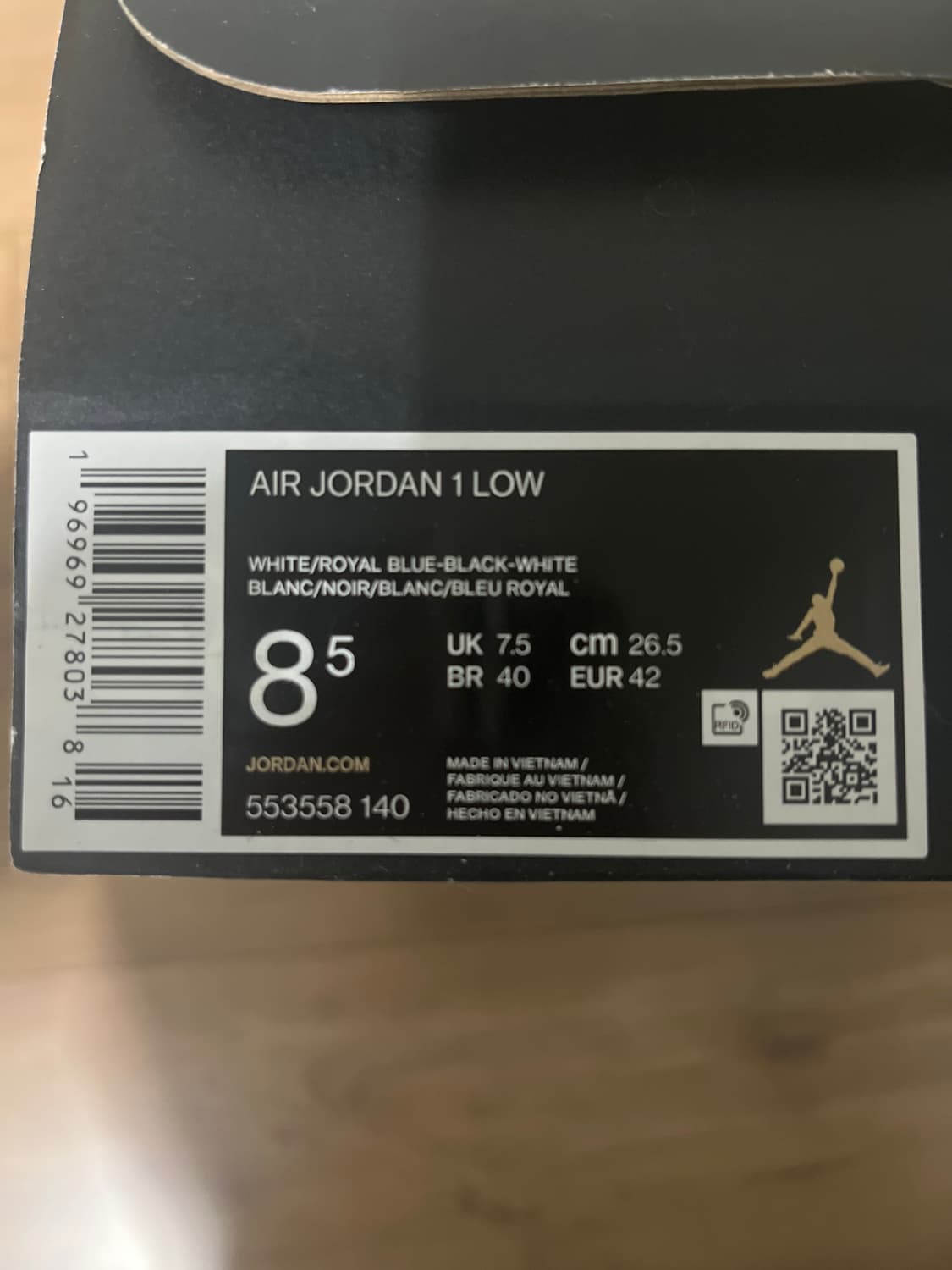 에어조던1 얼터네이트 로얄 토 265 상품이미지5