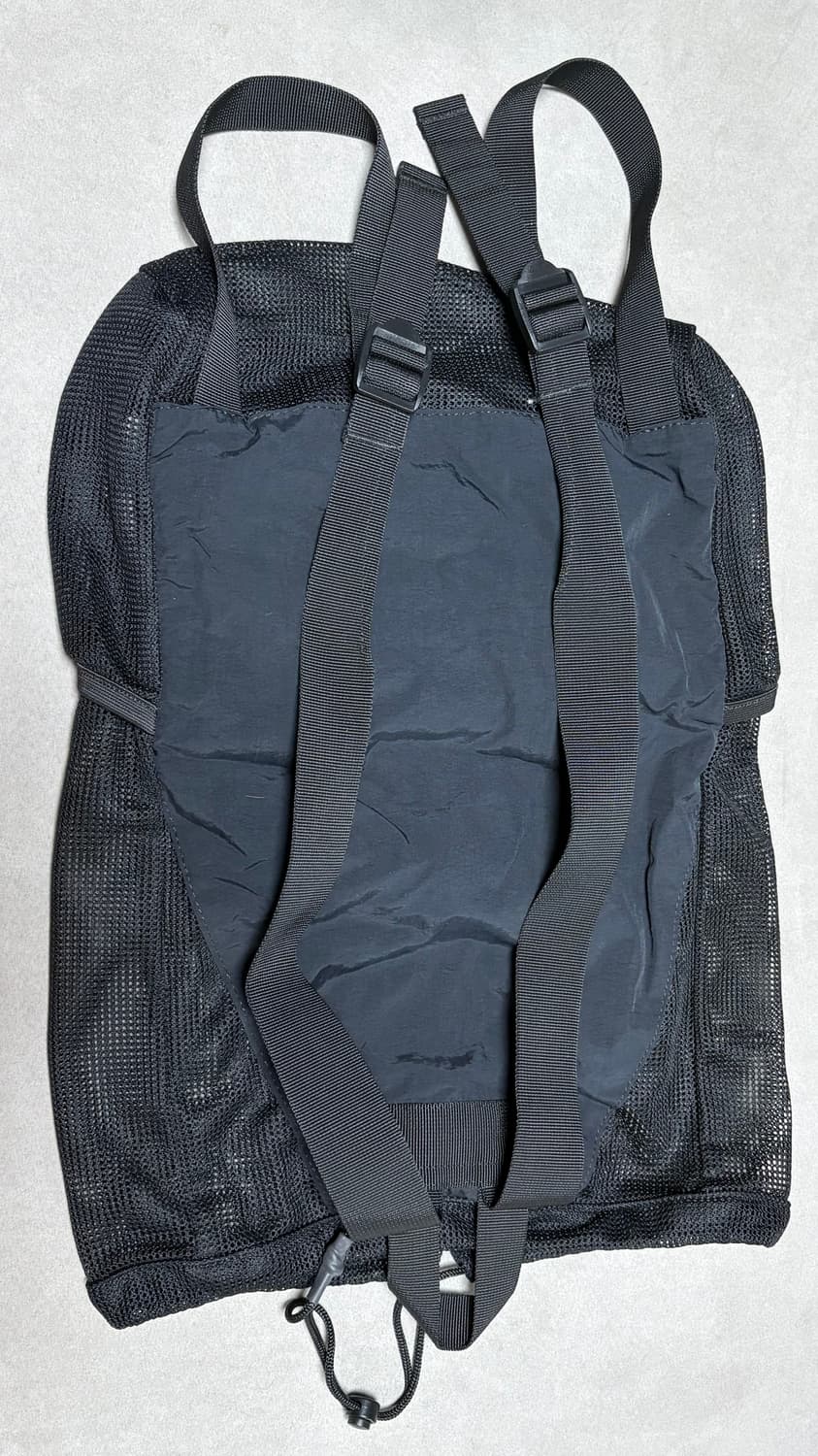 산산기어 보이롱페이스 매쉬 백 블랙 상품이미지3