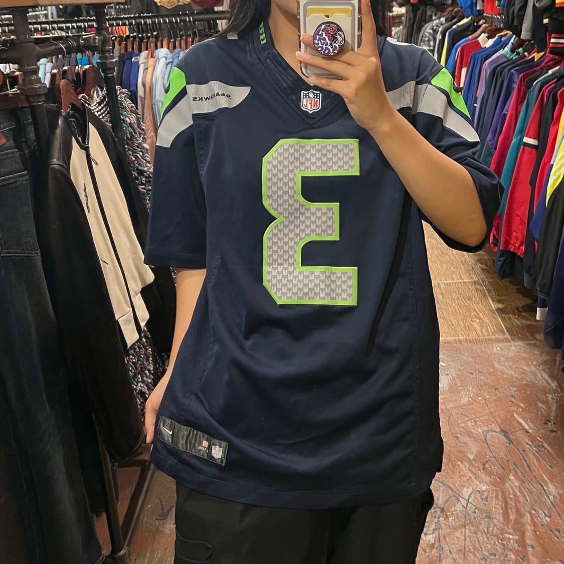 [HI]NFL 풋볼져지 반팔티 네이비 상품이미지2
