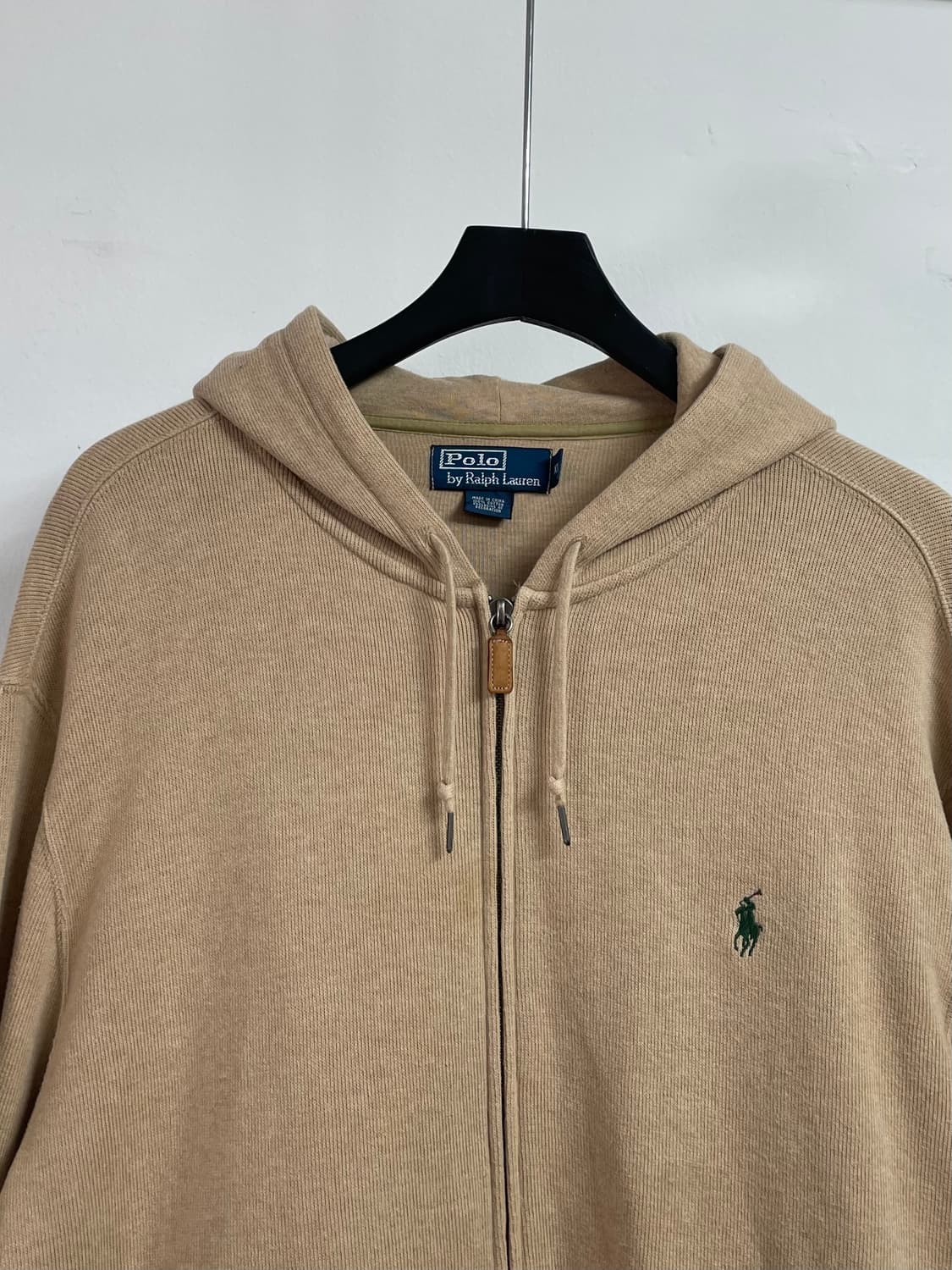 폴로 랄프로렌 오트밀 베이지 투웨이 후드집업 (on.82) 상품이미지2