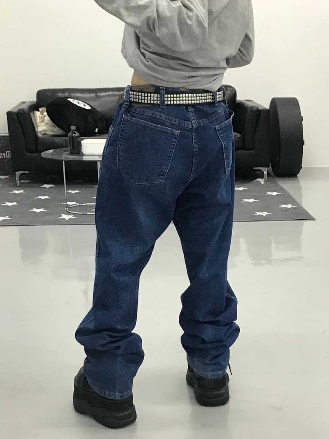 랭귤러 데님팬츠 상품이미지2