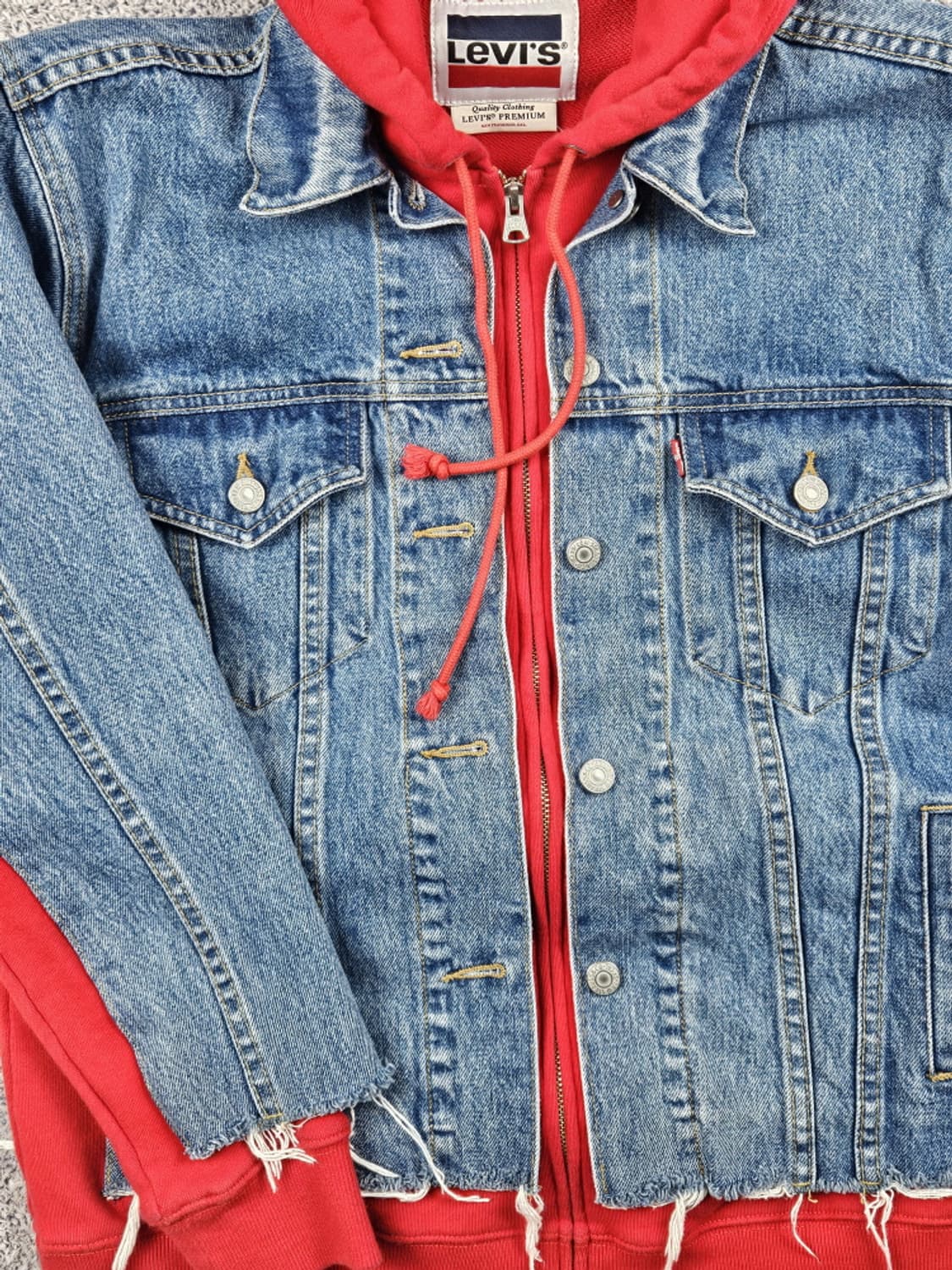 리바이스 엑스 보이프렌드 하이브리드 트러커 자켓 ( M ) / 10174 상품이미지6