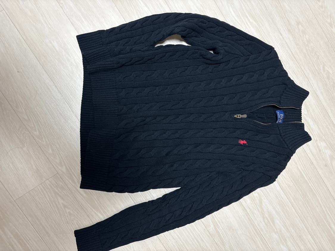 폴로 반집업 니트 s 상품이미지2